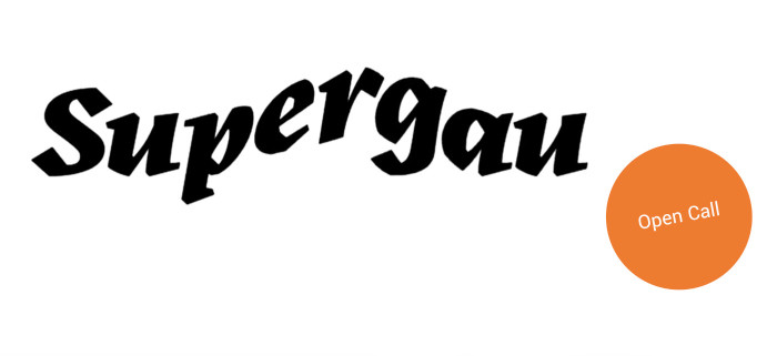 The word Supergau written out in a wavy line.