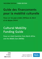 Cover for MENA Region Mobility Guide. Text on solid green background.